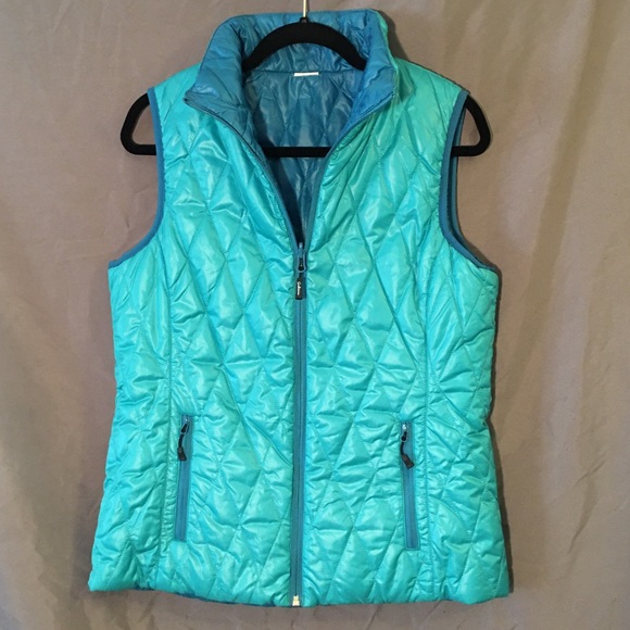Jackets & Blazers - Reversible Blue/Teal Vest